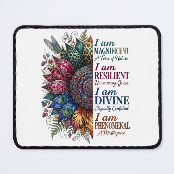 Item preview, I Am Magnificent Sunflower Affirmations designed and sold by Sovereign Supply Co..