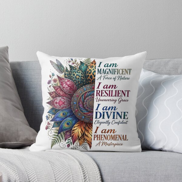 Item preview, I Am Magnificent Sunflower Affirmations designed and sold by Sovereign Supply Co..