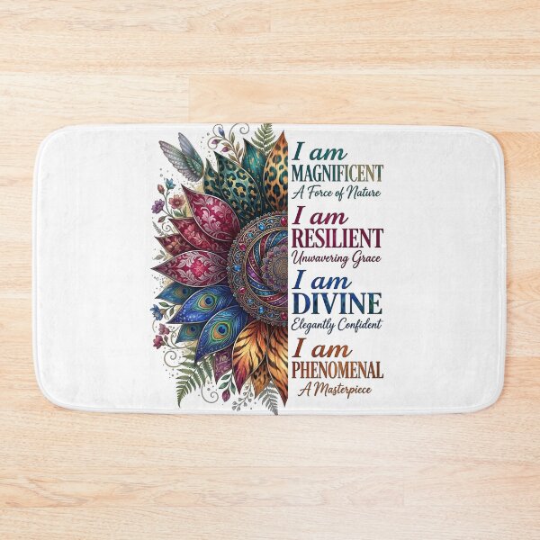 Item preview, I Am Magnificent Sunflower Affirmations designed and sold by Sovereign Supply Co..