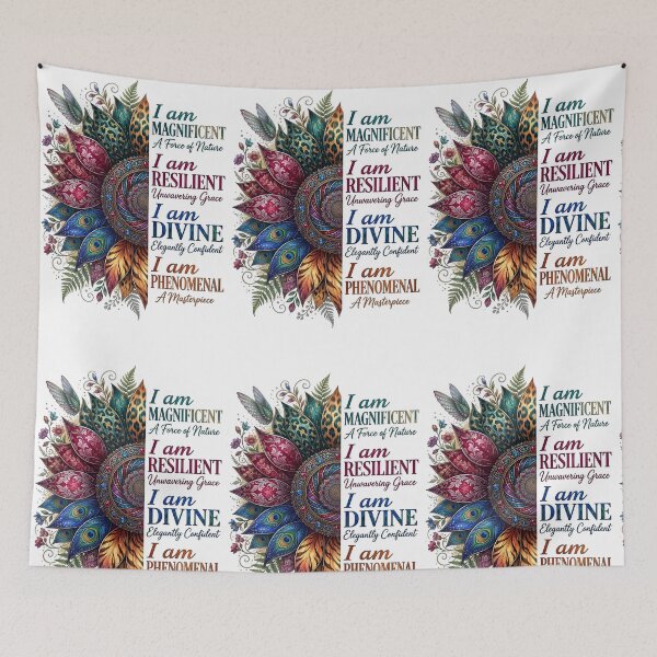 Item preview, I Am Magnificent Sunflower Affirmations designed and sold by Sovereign Supply Co..