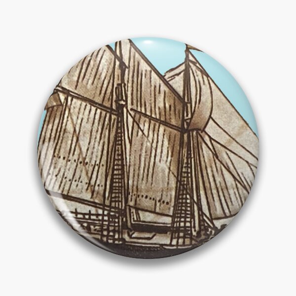 Item preview, Historical 17th, 18th Century Pirate Ship | Sailor Maritime Decor, Sailing Illustration designed and sold by Based History.