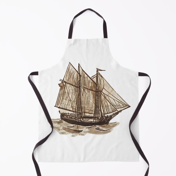 Item preview, Historical 17th, 18th Century Pirate Ship | Sailor Maritime Decor, Sailing Illustration designed and sold by Based History.