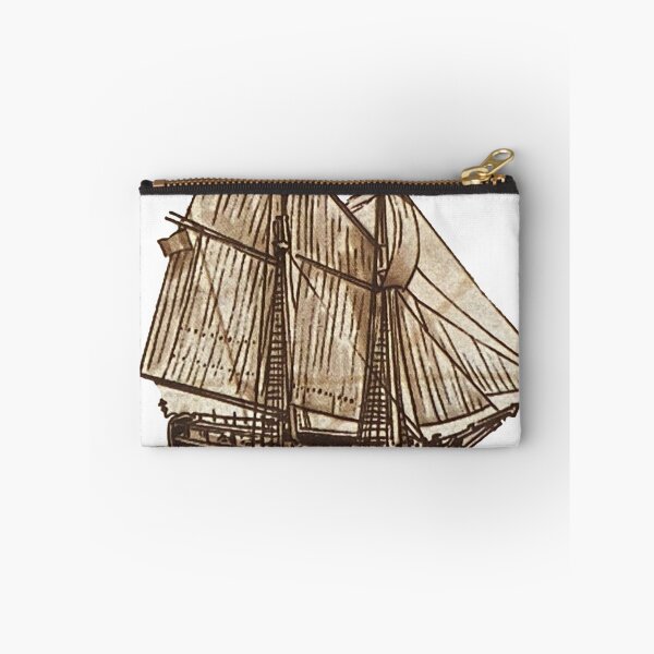 Item preview, Historical 17th, 18th Century Pirate Ship | Sailor Maritime Decor, Sailing Illustration designed and sold by Based History.