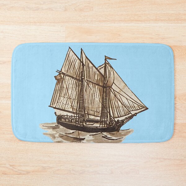 Item preview, Historical 17th, 18th Century Pirate Ship | Sailor Maritime Decor, Sailing Illustration designed and sold by Based History.