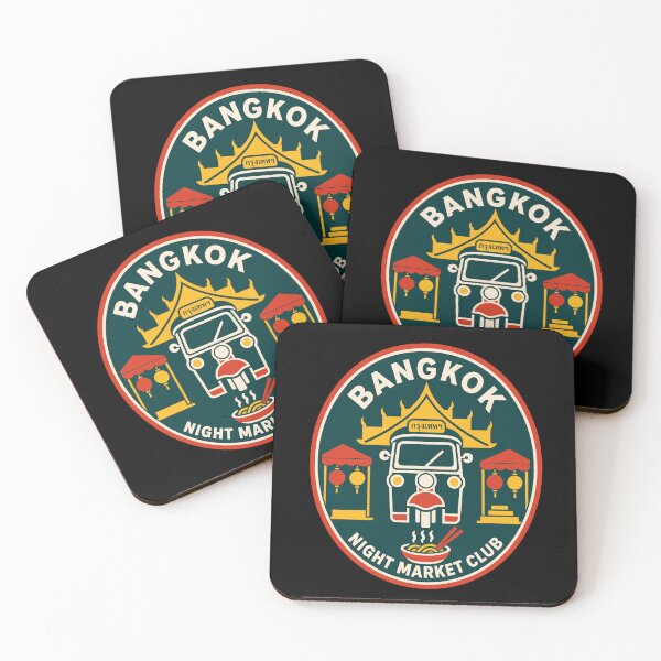 Item preview, Bangkok Night Market Tuk Tuk Street Food Badge designed and sold by Lyfeinsights.