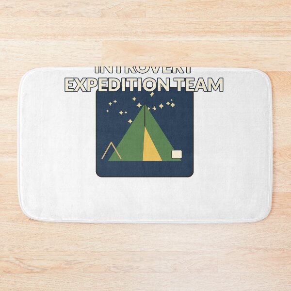 Item preview, Introvert Expedition Team – Funny Camping Tent Design designed and sold by Cozy Oddities Studio.