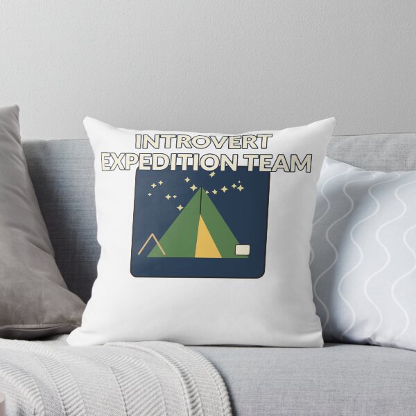 Item preview, Introvert Expedition Team – Funny Camping Tent Design designed and sold by Cozy Oddities Studio.
