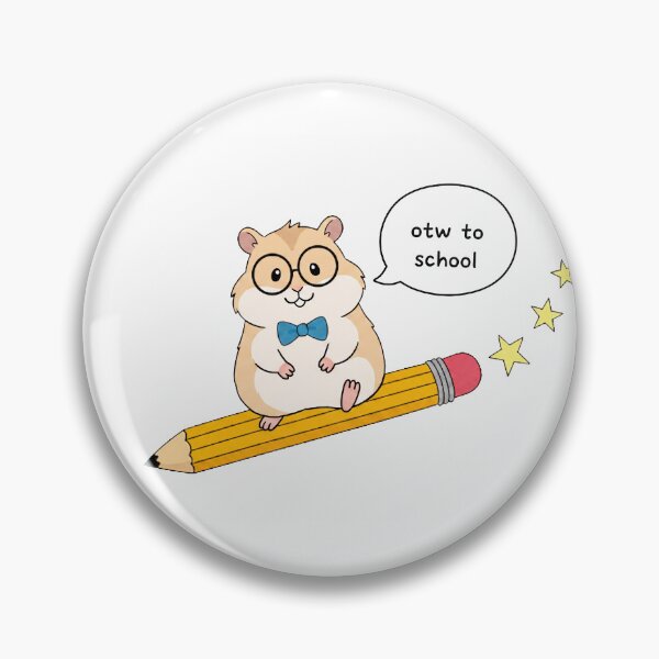 Item preview, Funny Hamster Back To School Pencil Boys Girls Kids designed and sold by FurryHavenPH.