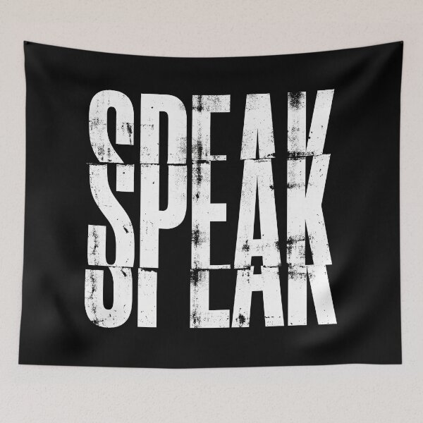 Item preview, Expression Loud Speak Absolute Clarity Message Poster designed and sold by EdvvinStudios.