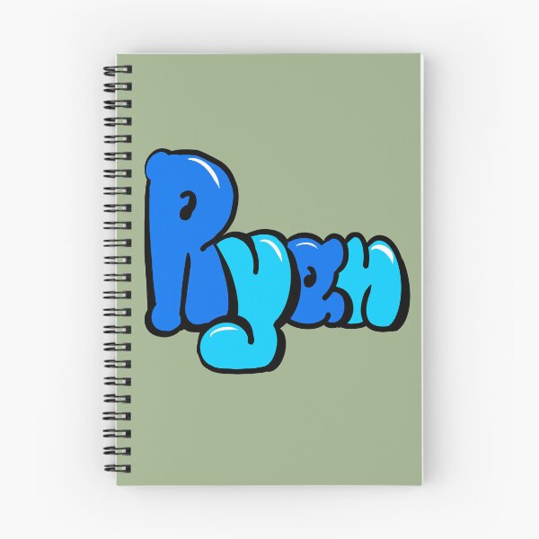 Item preview, Ryan Blue Graffiti Bubble Letters Name Design designed and sold by Artonmytee.