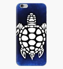 Sea Blue Turtle Abstract iPhone Case