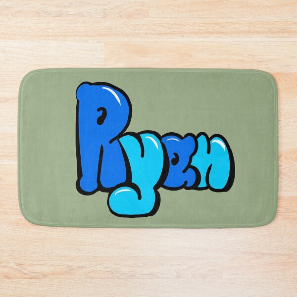 Item preview, Ryan Blue Graffiti Bubble Letters Name Design designed and sold by Artonmytee.