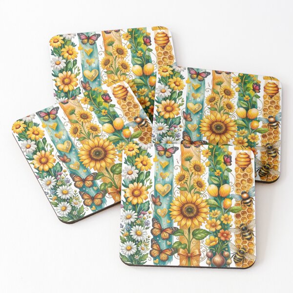 Item preview, Bee Wild Bee Free Sunflower designed and sold by Sovereign Supply Co..