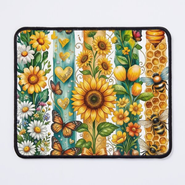 Item preview, Bee Wild Bee Free Sunflower designed and sold by Sovereign Supply Co..