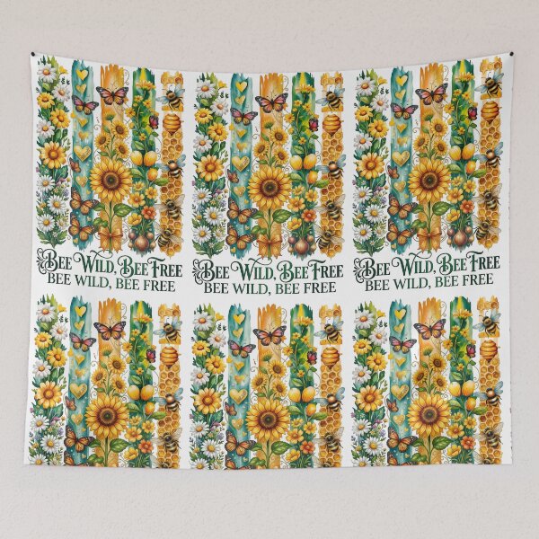 Item preview, Bee Wild Bee Free Sunflower designed and sold by Sovereign Supply Co..