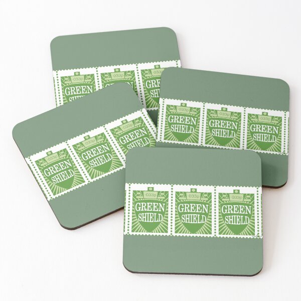 Item preview, Green Shield Stamps retro Sticker TShirt 01 designed and sold by OuterShellUK.