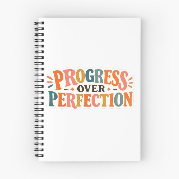 Item preview, Progress over perfection sticker designed and sold by Blushbomb.