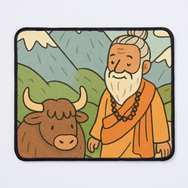 Item preview, Peaceful Path with the Sadhu designed and sold by krazzyremo.