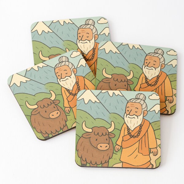 Item preview,  Peaceful Path with the Sadhu designed and sold by krazzyremo.