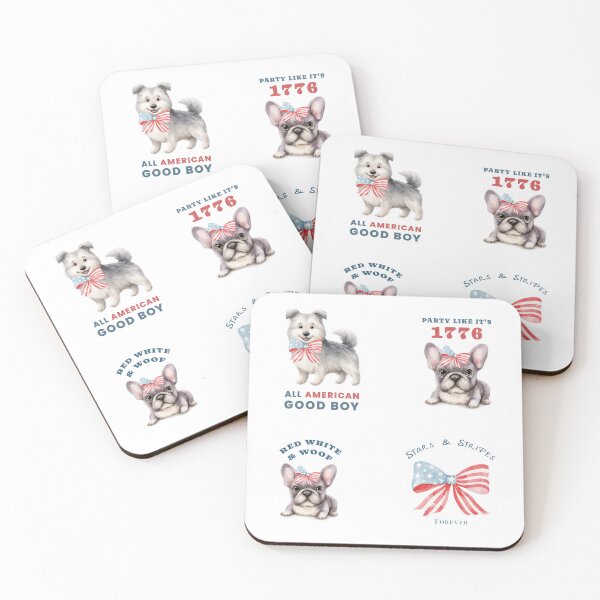 Item preview, Cute dog patriotic design designed and sold by olenapetol.
