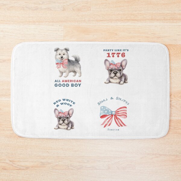 Item preview, Cute dog patriotic design designed and sold by olenapetol.