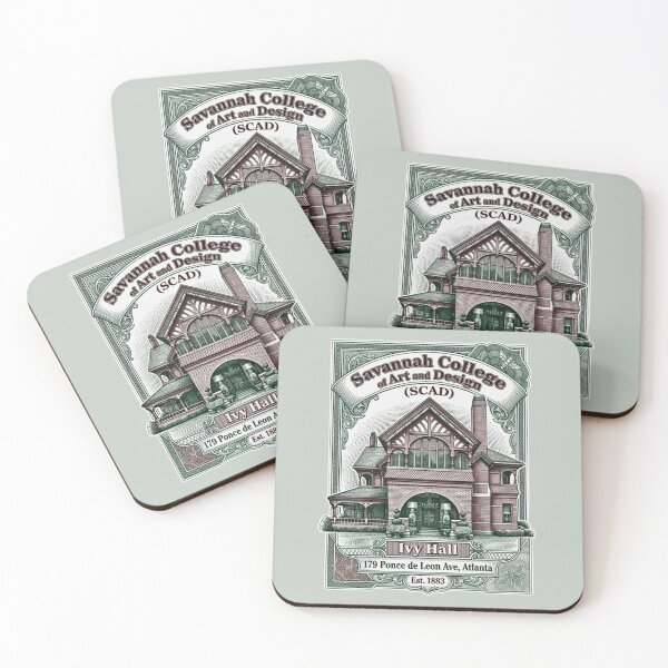 Item preview, SCAD Ivy Hall Atlanta Vintage Banknote Engraving designed and sold by EvergreenPark - Tee Studio.