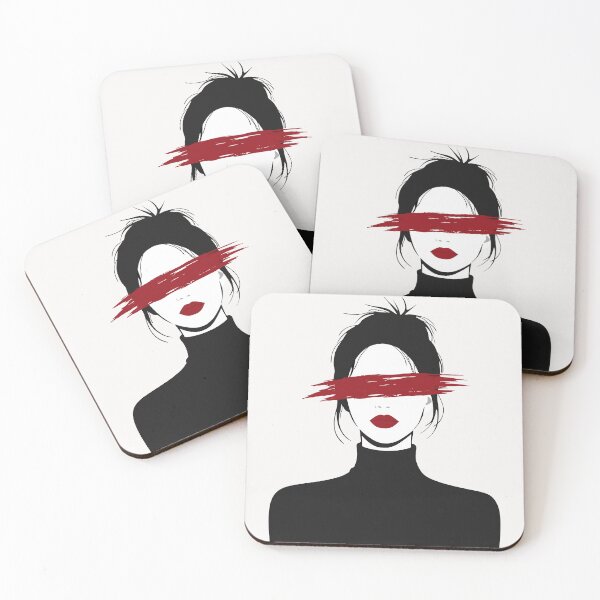Item preview, Red Brushstroke Woman Art, designed and sold by Studio pod Burom.