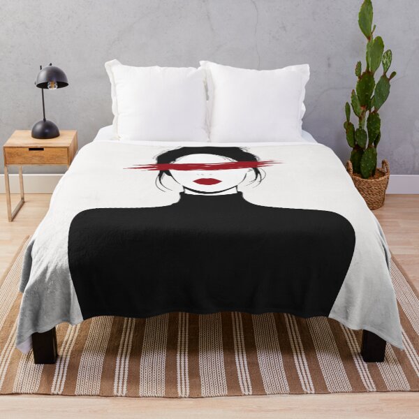 Item preview, Red Brushstroke Woman Art, designed and sold by Studio pod Burom.