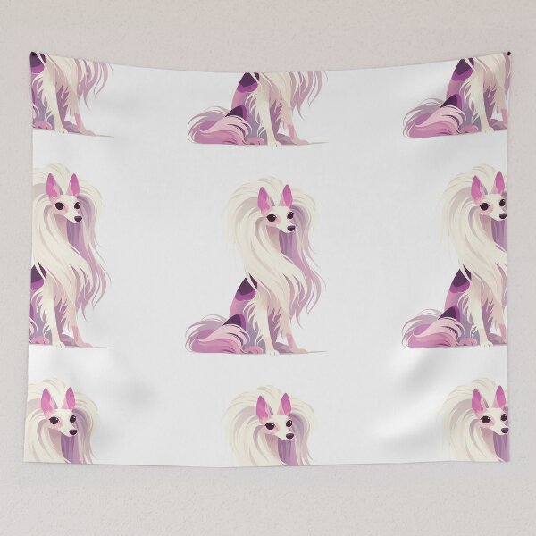 Item preview, Cute Chinese crested puppy dog designed and sold by MendaciousMina.
