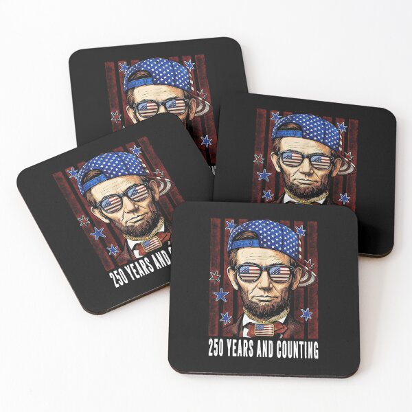 Item preview, Abe Lincoln 250 Years Later And Counting USA Flag 4th Of July designed and sold by b3ida-zl.