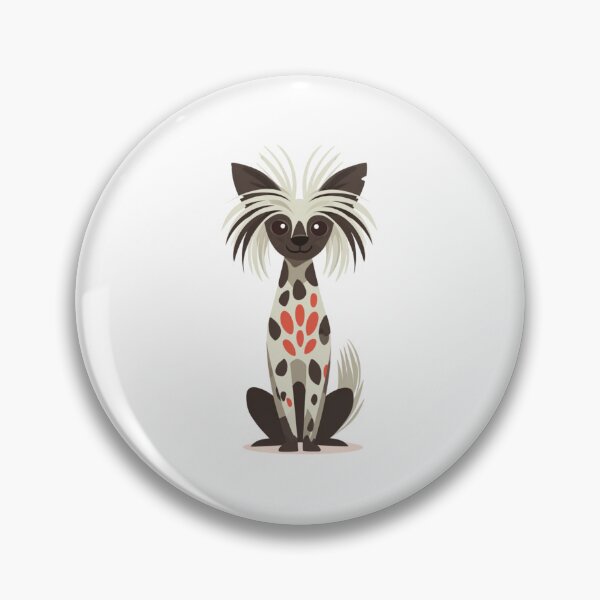 Item preview, Cute Chinese crested puppy dog designed and sold by MendaciousMina.