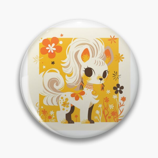 Item preview, Cute Chinese crested puppy dog designed and sold by MendaciousMina.
