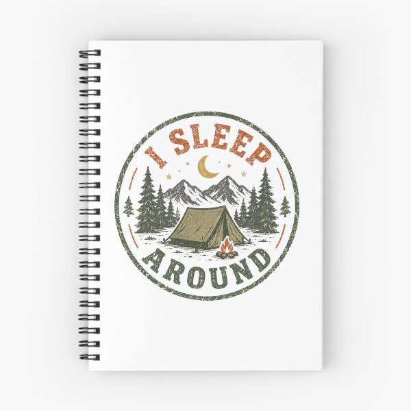 Item preview, Funny Camping I Sleep Around designed and sold by DemureArtsy.