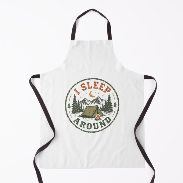 Item preview, Funny Camping I Sleep Around designed and sold by DemureArtsy.