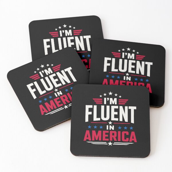 Item preview, I'm Fluent In America Patriotic USA Humor Fourth Of July designed and sold by b3ida-zl.