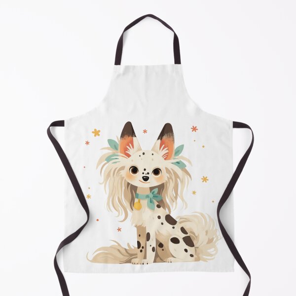 Item preview, Cute Chinese crested puppy dog designed and sold by MendaciousMina.