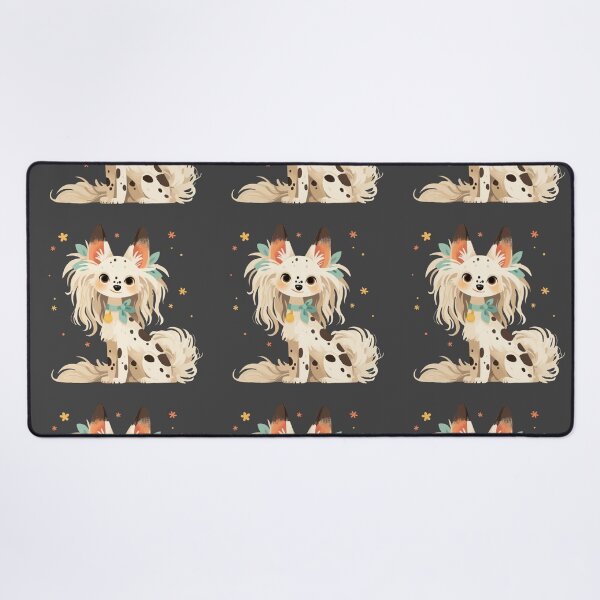 Item preview, Cute Chinese crested puppy dog designed and sold by MendaciousMina.
