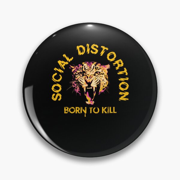 Item preview, Social Distortion Born To Kill Leopard Punk Rock designed and sold by b3ida-zl.