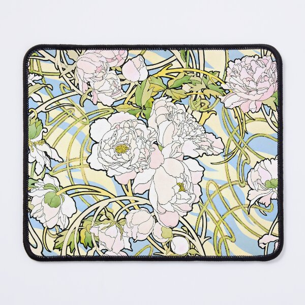 Item preview, Alphonse Mucha - Peonies designed and sold by Jon-Baran.