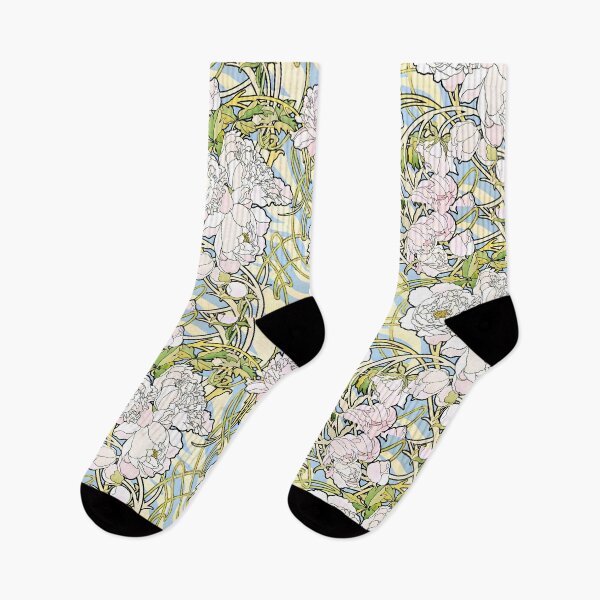 Item preview, Alphonse Mucha - Peonies designed and sold by Jon-Baran.