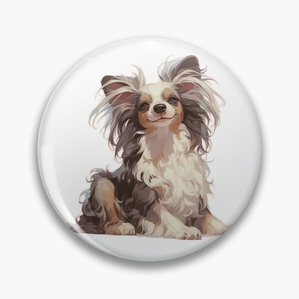 Item preview, Cute Chinese crested puppy dog designed and sold by MendaciousMina.