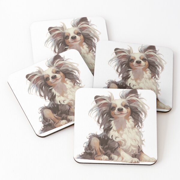 Item preview, Cute Chinese crested puppy dog designed and sold by MendaciousMina.