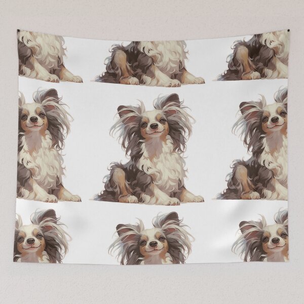 Item preview, Cute Chinese crested puppy dog designed and sold by MendaciousMina.