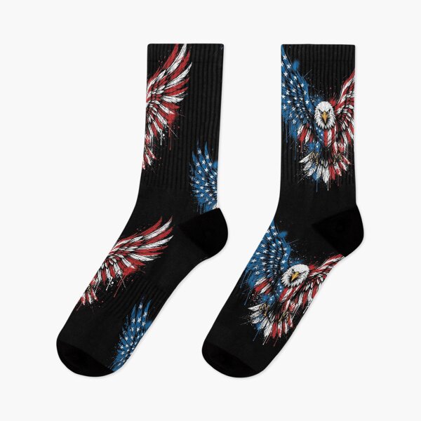 Item preview, Patriotic American Eagle Grunge Flag Art Spatter Graphic designed and sold by longngusuc.