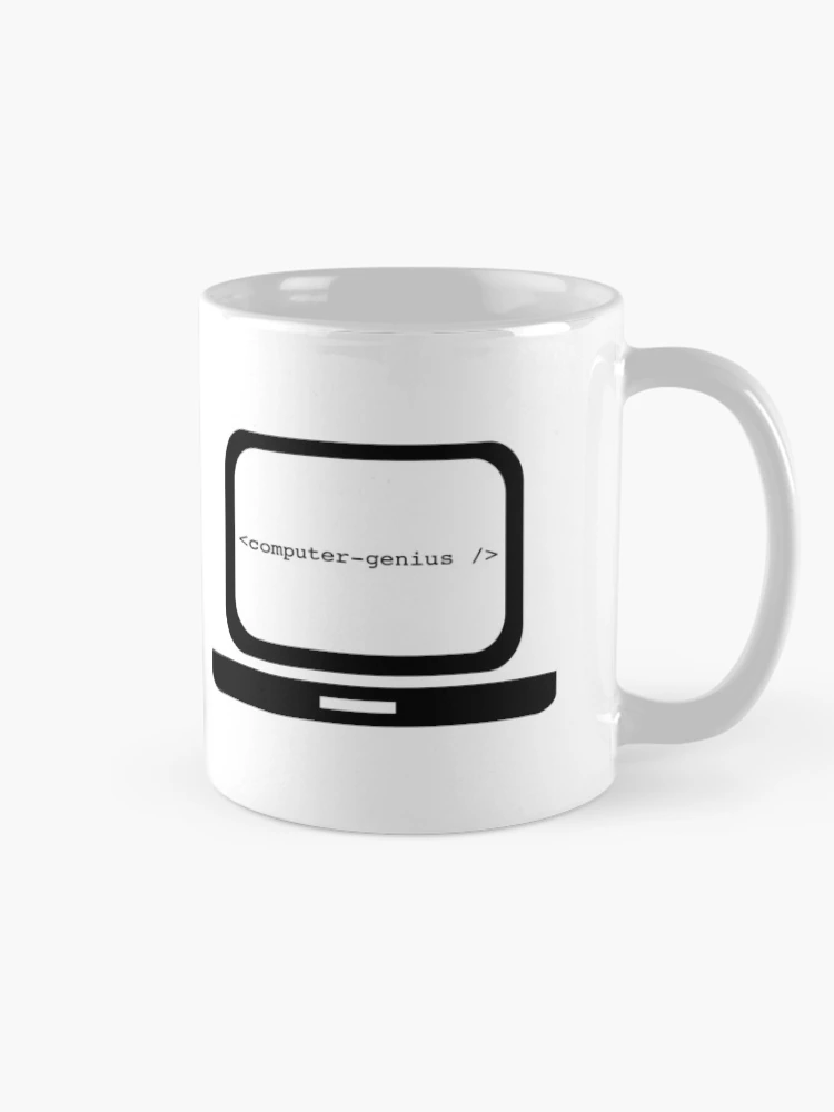 Thumbnail 3 of 6, Coffee Mug, Computer genius designed and sold by KeepOnCoding.