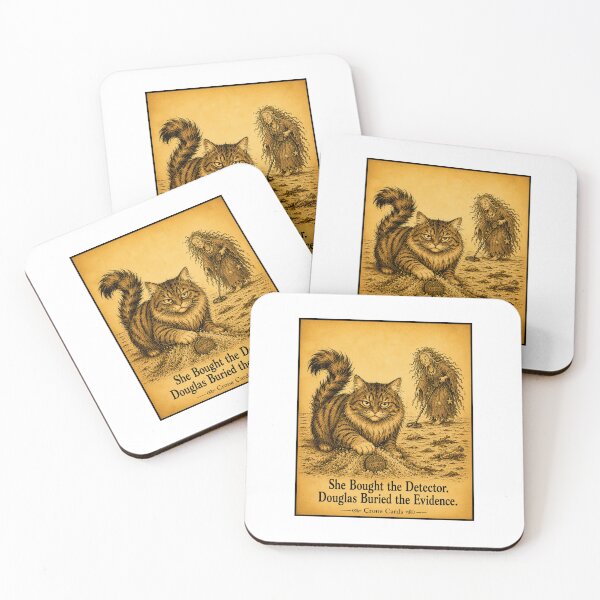 Item preview, Crone Cards - She Bought the Detector. Douglas Buried the Evidence. designed and sold by Kay Mhor Studio.