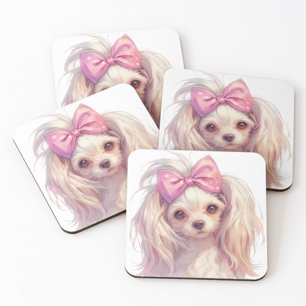 Item preview, Cute Chinese crested puppy dog designed and sold by MendaciousMina.