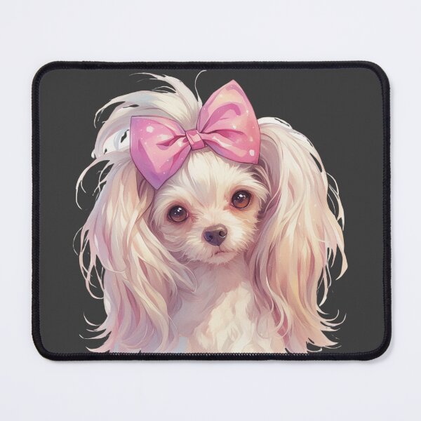 Item preview, Cute Chinese crested puppy dog designed and sold by MendaciousMina.