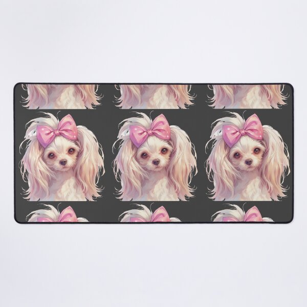 Item preview, Cute Chinese crested puppy dog designed and sold by MendaciousMina.