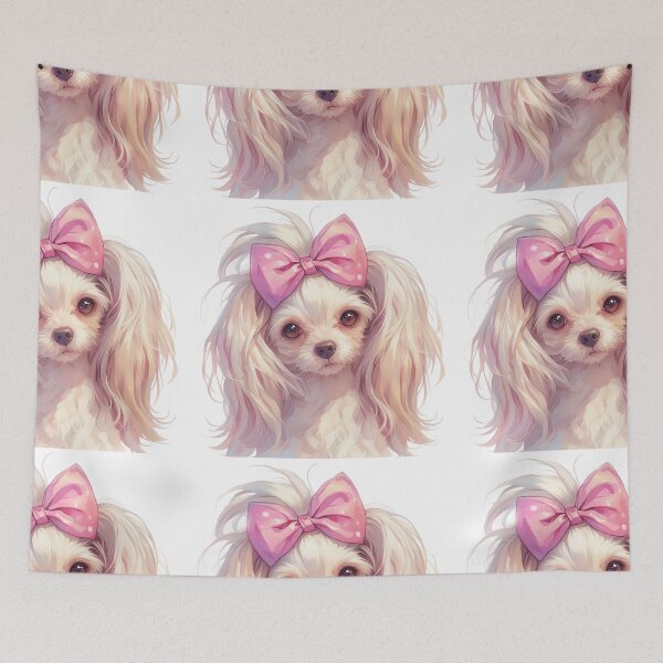 Item preview, Cute Chinese crested puppy dog designed and sold by MendaciousMina.